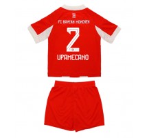 Bayern Munich Dayot Upamecano #2 Koszulka Podstawowa dzieci 2025-26 Krótki Rękaw (+ krótkie spodenki)